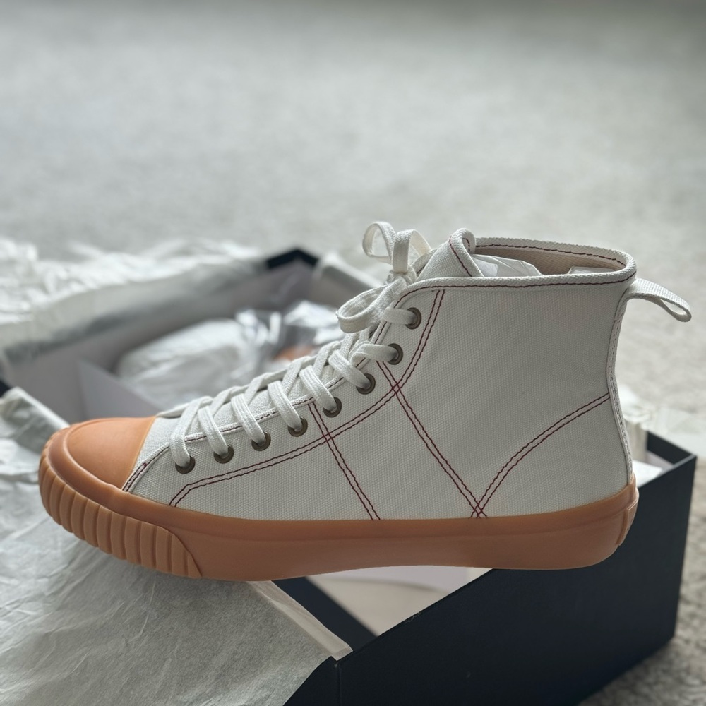 J.Crew High Top Canvas Sneakers Brand New